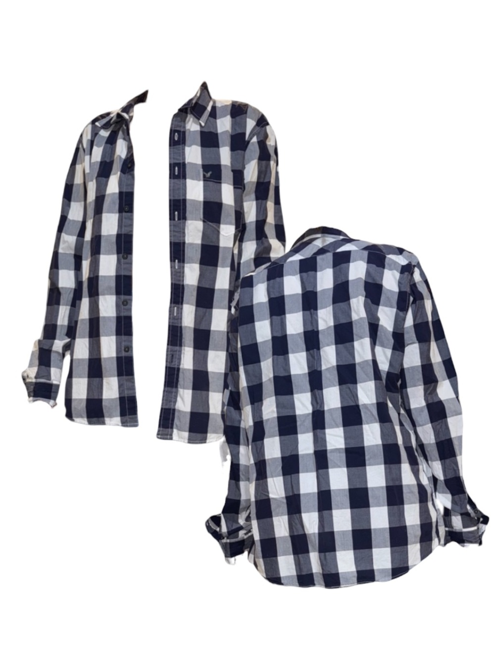Navy Vintage Fit Flannel
